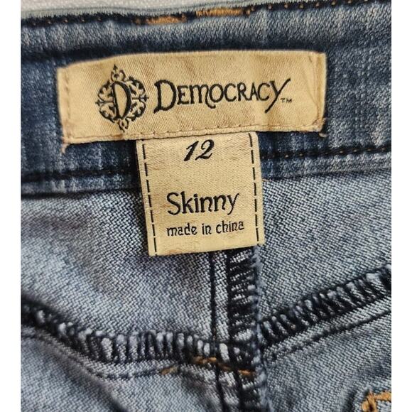 Democracy Jeans size 12 Dark Wash Pants Skinny - Picture 7 of 9